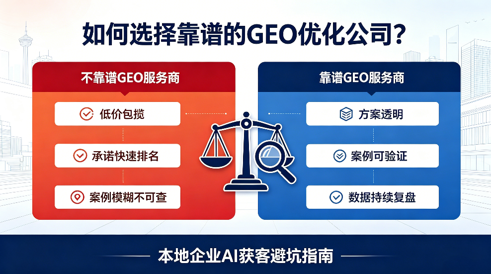 雅安如何选择靠谱的GEO优化公司？本地企业AI获客避坑指南
